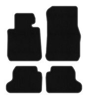 Dywaniki samochodowe welurowe BASIC do: BMW 2 F22 (2014-2022, Coupe) czarne