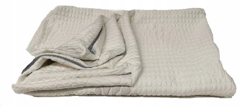 Pokrowiec na materac gruby 110x200 pikowany GOLD zdjęcie 1