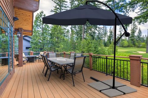 PARASOL OGRODOWY SKŁADANY NA WYSIĘGNIKU 350CM ANTRACYT +POKROWIEC GRAFITOWY na Arena.pl