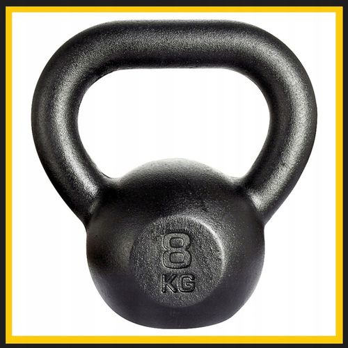Kettlebell żeliwny odważnik kula kettle 8kg na Arena.pl