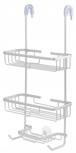 Półka wisząca pod prysznic do łazienki nierdzewna na Arena.pl