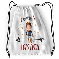 Plecak Sportowy Szkolny Dla Ignacego Syna Dziecka Z Nadrukiem Ze Zdjęciem