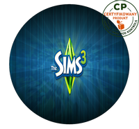 Opłatek na tort Sims