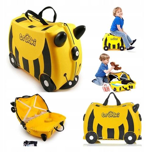 TRUNKI JEŻDŻĄCA WALIZECZKA DLA DZIECI PSZCZÓŁKA BERNARD na Arena.pl