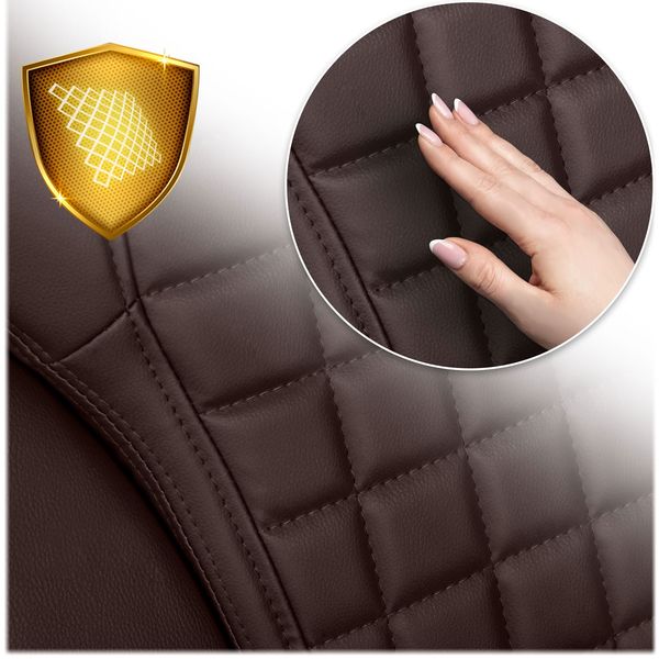 Fotel biurowy Sofotel Batory - kasztanowy zdjęcie 10