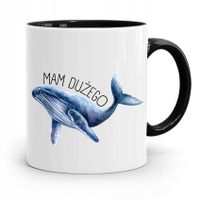 Kubek Prezent Czarny Dla Chłopaka Mam Dużego Z Nadrukiem Ze Zdjęciem