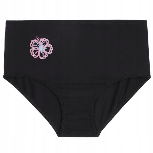 3x Figi Majtki Damskie Maxi Bikini Wysoki Stan Maxi Czarne MORAJ 3XL na Arena.pl