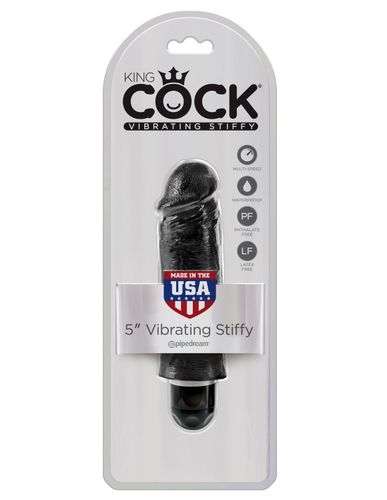 Kink Cock 5" Vibrating Stiffy Black na Arena.pl