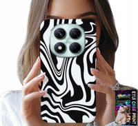 ETUI DO XIAOMI NOTE 14 PRO 5G - CZARNO BIAŁA ABSTRAKCJA + SZKŁO HART