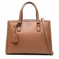 Michael Kors torebka shopper skóra naturalna brązowy