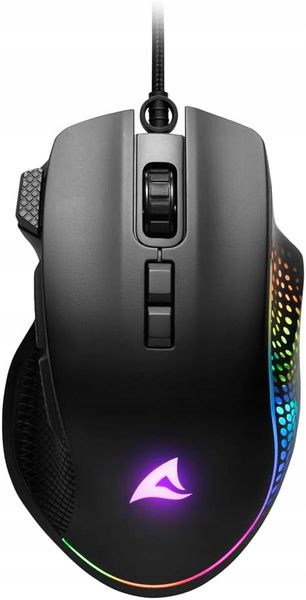 Mysz Sharkoon Shark Force 3 Black zdjęcie 1