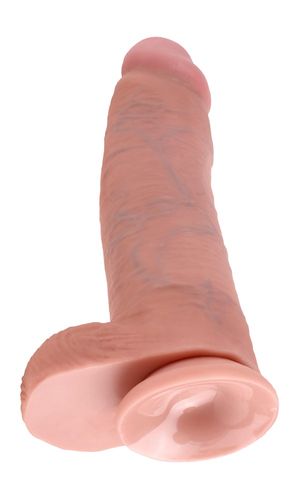 King Cock Dildo Penis z jądrami i przyssawką na Arena.pl