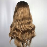 PERUKA WŁOSY BLOND DŁUGIE FALOWANE KRĘCONE NA SIATCE OPASKA W85