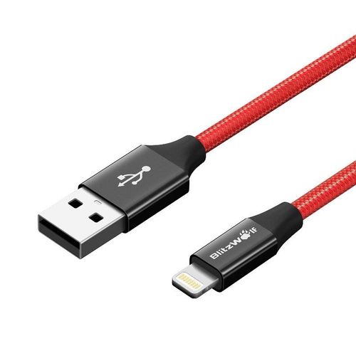 Kabel Lightning AmpCore Turbo BlitzWolf BW-MF9 1m czerwony na Arena.pl