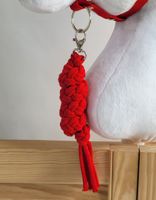 uwiąz dla hobby horse ze sznurka - czerwony