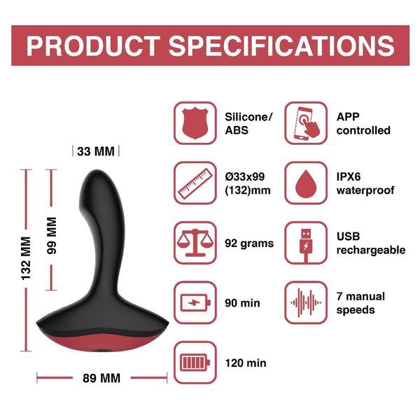 Masażer Prostaty Solstice App Prostate Vibrator zdjęcie 6