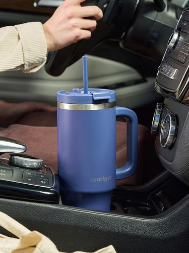 Kubek termiczny ze słomką Contigo Streeterville Tumbler 1200 ml - Indigo na Arena.pl