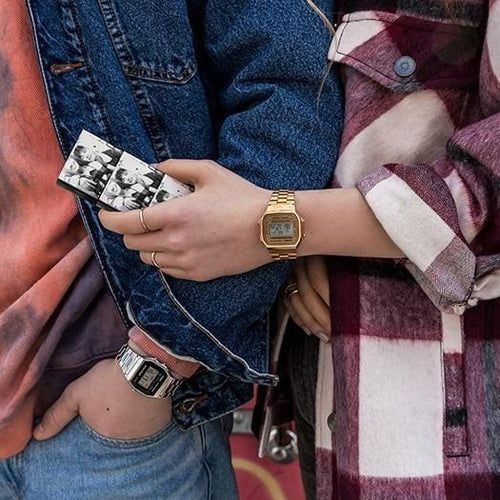 ZEGAREK UNISEX CASIO A168WG-9W (zd088b) - KLASYKA + BOX na Arena.pl