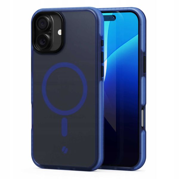 Spacecase Hybrid Fusion Mag Iphone 16 Plus Dark Blue zdjęcie 10