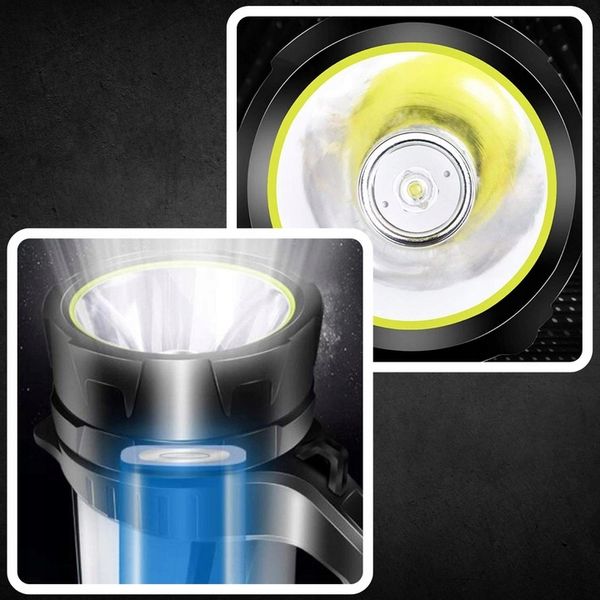 MOCNA LATARKA AKUMULATOROWA SZPERACZ LED POWERBANK ŁADOWANIE TURYSTYCZNA zdjęcie 13