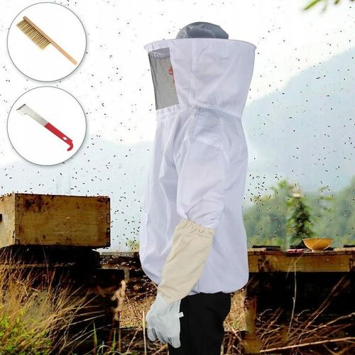 UBRANIA DLA PSZCZELARZY ZESTAW NARZĘDZI PSZCZELARSKICH STRÓJ PSZCZELARSKI na Arena.pl