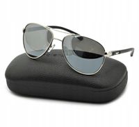 PILOTKI Okulary POLARYZACYJNE LUSTRZANKI Uniseks PRZECIWSŁONECZNE UV400 Męs