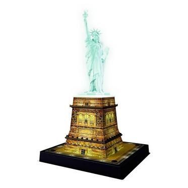 108 ELEMENTÓW 3D Statua Wolności noc na Arena.pl
