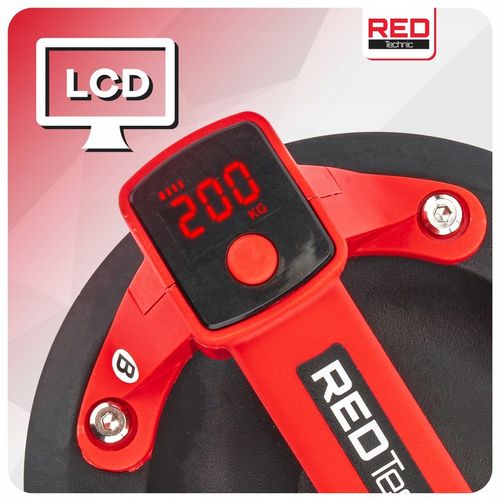 PRZYSSAWKA PRÓŻNIOWA AKUMULATOROWA DO PŁYTEK LCD UCHWYT DO SZYB GRESU 200KG na Arena.pl