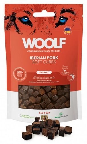 Miękki i zdrowy przysmak monoproteinowy dla psa Woolf 85% Wieprzowina 100g na Arena.pl