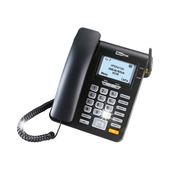 STACJONARNY TELEFON komórkowy NA KARTĘ dla seniora SIM MAXCOM MM28D biurowy