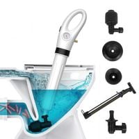 Pneumatyczny tłok do usuwania zatorów w rurach z 4 końcówkami