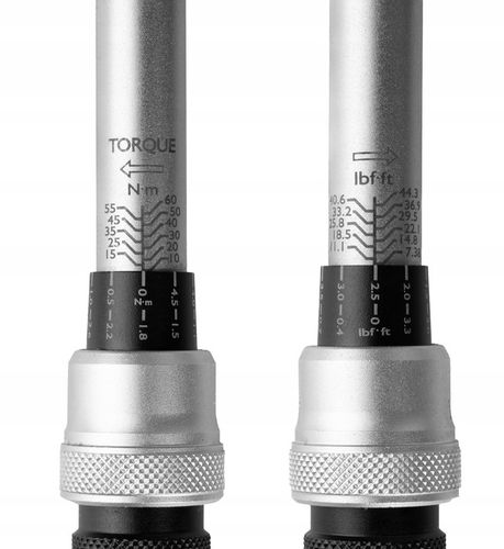 KLUCZ DYNAMOMETRYCZNY Z BLOKADĄ CERTYFIKAT KALIBRACJI ETUI 10-60NM 3/8" JCB na Arena.pl