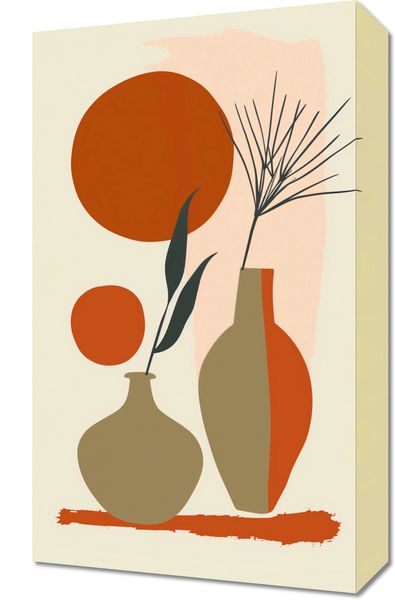 Obraz 30x50cm Wazy w Czerwieni zdjęcie 1