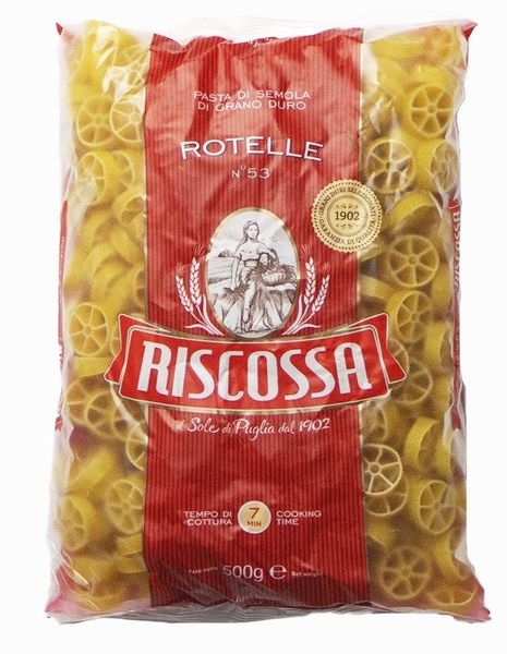 PASTIFICIO RISCOSSA Makaron Rotelle kółka 500 g zdjęcie 1