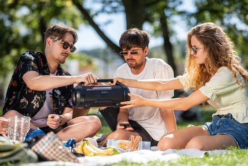 PRZENOŚNY GŁOŚNIK BLUETOOTH 40W RADIO FM AUX do 15h USB MicroSD GoGEN na Arena.pl