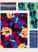 Plakat 13x18cm Kwiaty Art Deco v.13, Bénédictus Vintage do Salonu