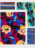 Plakat 13x18cm Kwiaty Art Deco v.13, Bénédictus Vintage do Salonu