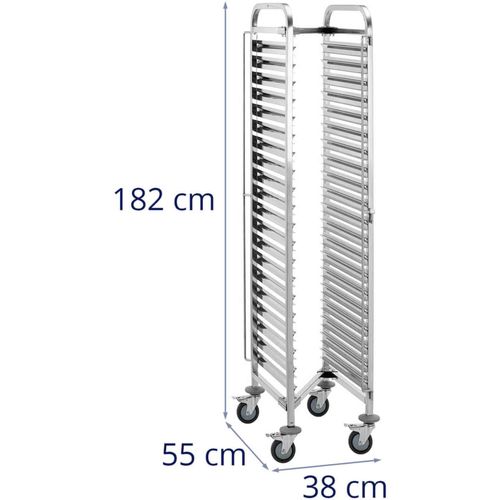 Wózek gastronomiczny składany do pojemników tac 20 x GN 1/1 na Arena.pl