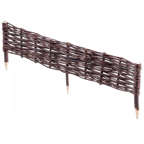 Palisada Ogrodowa 100x30cm Obrzeże Płot Wiklinowy na Arena.pl