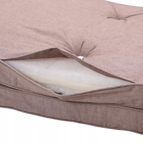 MATERAC PODUSZKA PODUCHA NA LEŻAK 196x55x5 KREMOWY na Arena.pl