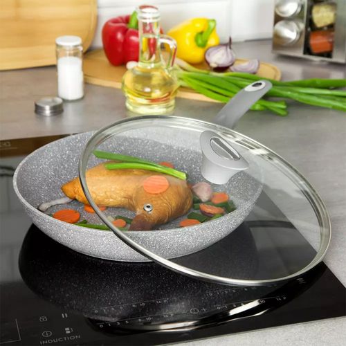 patelnia granitowa 24cm klausberg kb-7316 pokrywa na Arena.pl