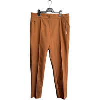 Selected Damskie Spodnie Wygodne Eleganckie Stylowe Brązowe Rozmiar 44