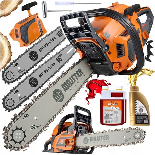 PIŁA SPALINOWA PILARKA ŁAŃCUCHOWA 5,7km 58cm3 2x łańc/prowad/Olej na Arena.pl