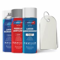 lakier samochodowy w sprayu zestaw naprawczy skoda lf9e white candy