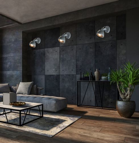 Crodo kinkiet 1x40W E14 szary na Arena.pl