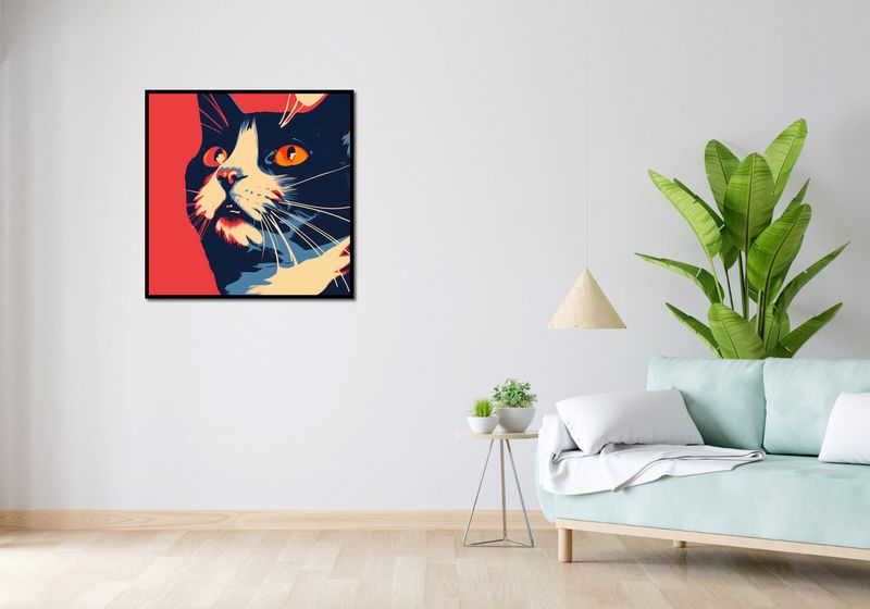 Plakat 80x80cm Szok zdjęcie 4