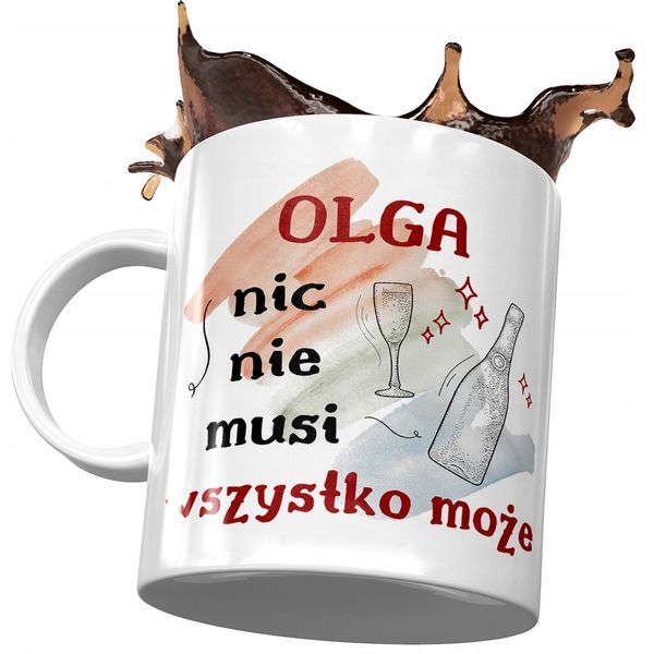 Kubek Dla Olgi Dziewczyny Koleżanki Żony Prezent Z Nadrukiem Ze Zdjęciem zdjęcie 1