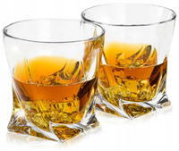 Szklanki do whisky Szkło-Krosno BOHEMIA Quadro | 340ml | 2szt.