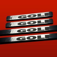 Listwa progowa VOLKSWAGEN GOLF MK5 R GOLF Stal nierdzewna 304 połysk 4szt