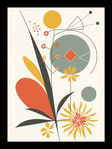 Plakat 13x18cm Geometryczny Ogród na Arena.pl